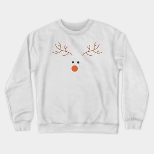 Christmas Rudolph the Reindeer Design Crewneck Sweatshirt